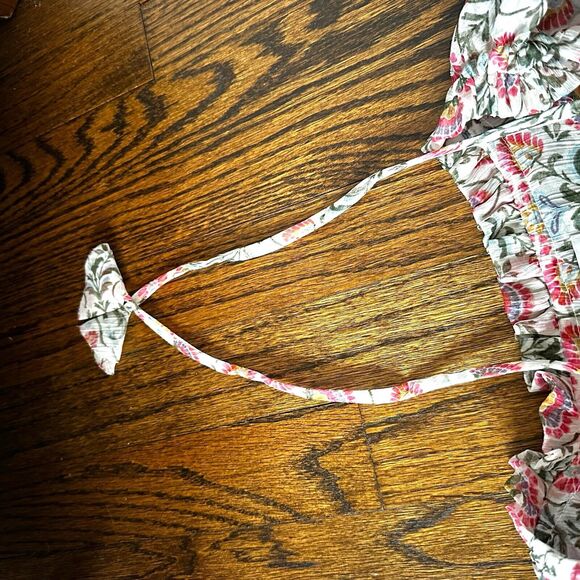 Misa Los Angeles Amata Dress In Somerset Floral Chiffon Bohemian Maxi XS NWT - Picture 14 of 16